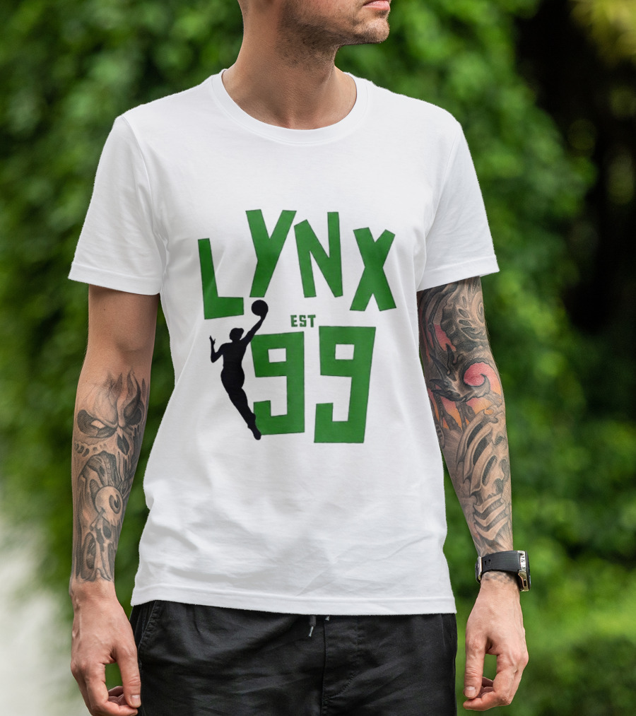 Lynx EST 99 Green Basketball T-Shirt