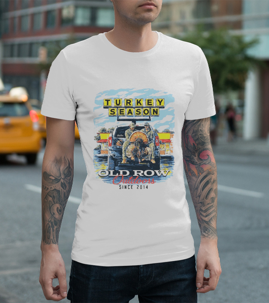 Turkey Season Old Row Outdoors Since 2014 T-Shirt