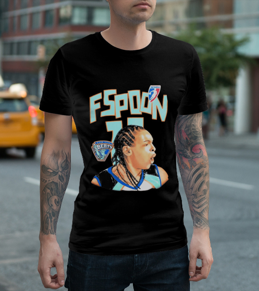WNBA New York Liberty F Spoon 11 Iconic Player T-Shirt