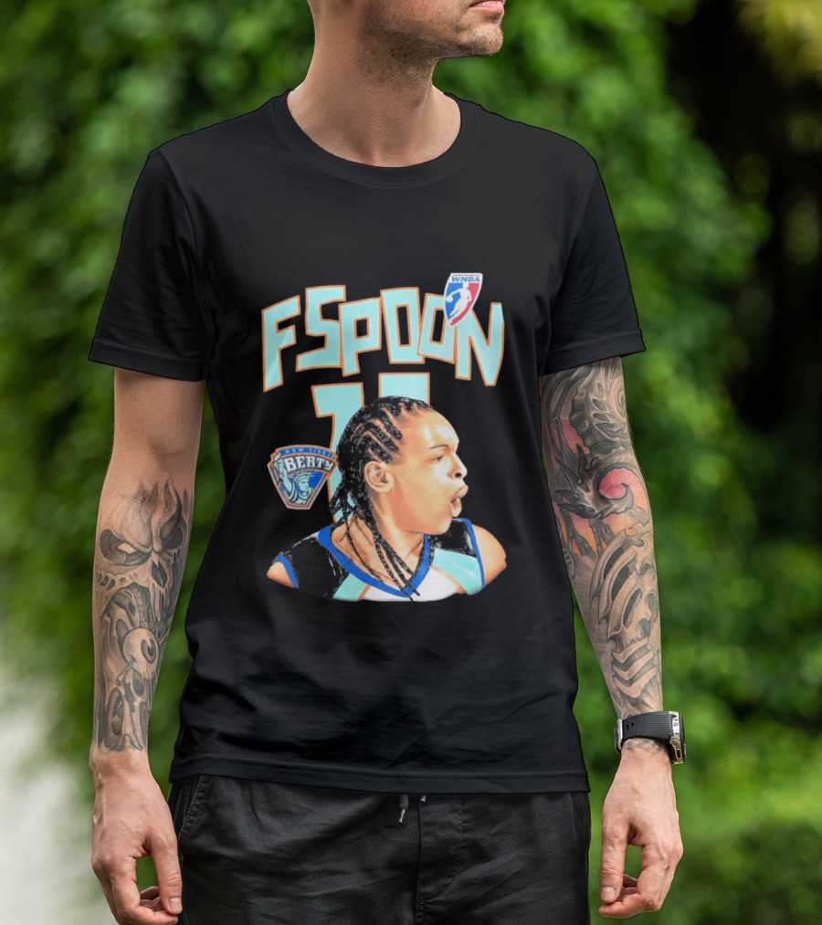 WNBA New York Liberty F Spoon 11 Iconic Player T-Shirt