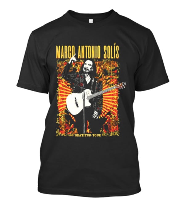Marco Antonio Solis Gratitud Tour Latin Music Guitar T-Shirt