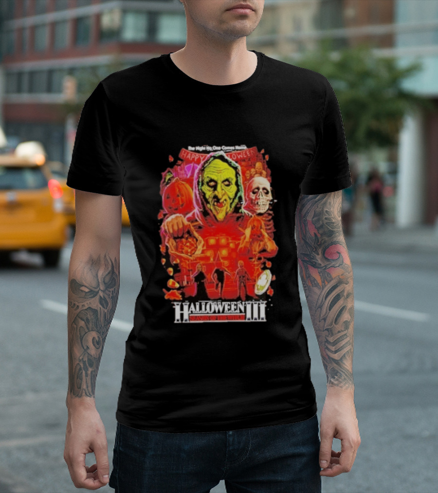 Halloween III Season Of The Witchcraft Happy Halloween Jack O' Lantern Skeleton Pumpkin T-Shirt