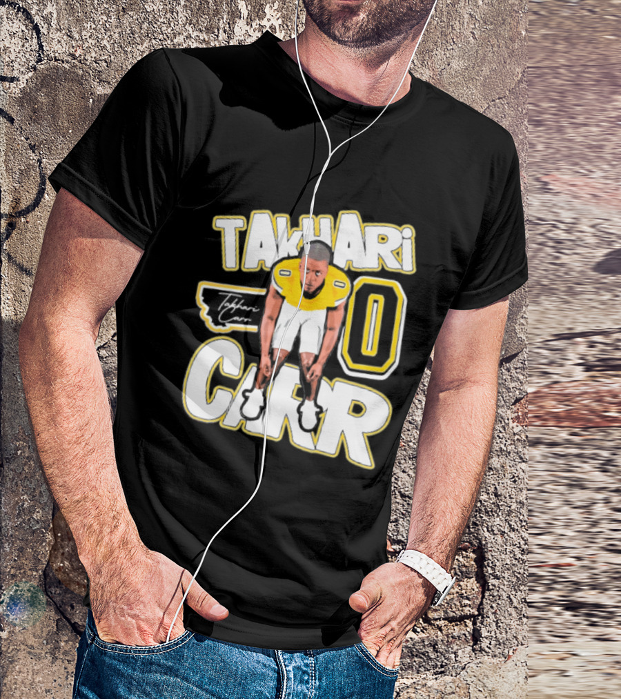 Takhari Carr Montana State Bobcats Player 2026 Caricature T-Shirt