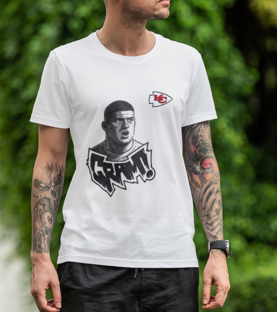 George Karlaftis GRM KC Chiefs Football Player T-Shirt