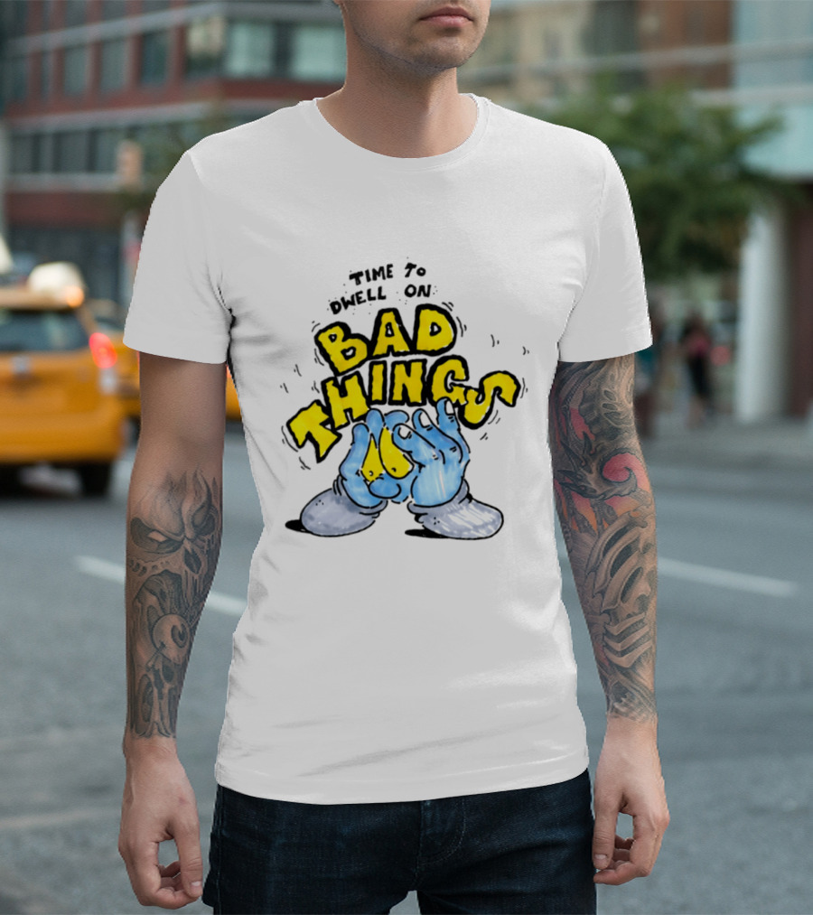 Time To Dwell On Bad Things Overthinking Anxiety Hands T-Shirt