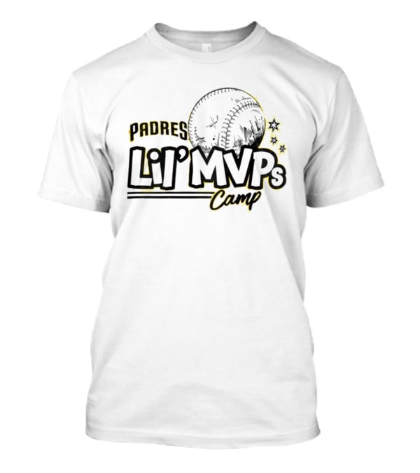 Padres Lil' MVPs Camp 2026 Baseball Stars T-Shirt