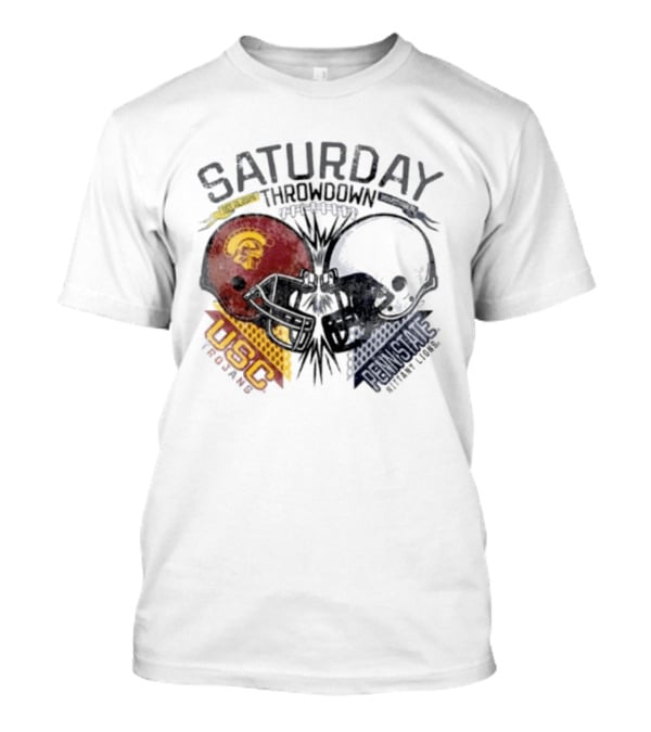 Saturday Throwdown Penn State Nittany Lions Vs USC Trojans Football 2026 T-Shirt