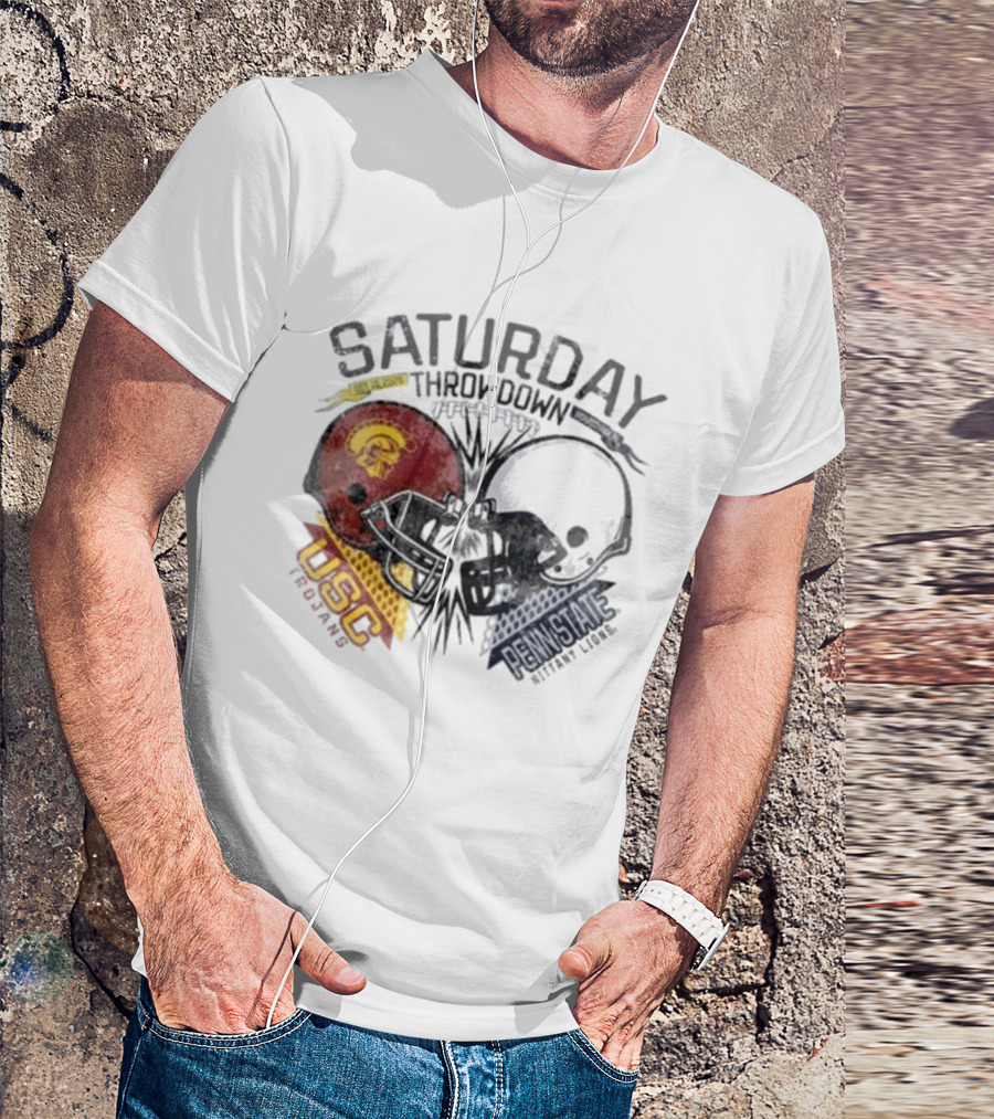 Saturday Throwdown Penn State Nittany Lions Vs USC Trojans Football 2026 T-Shirt