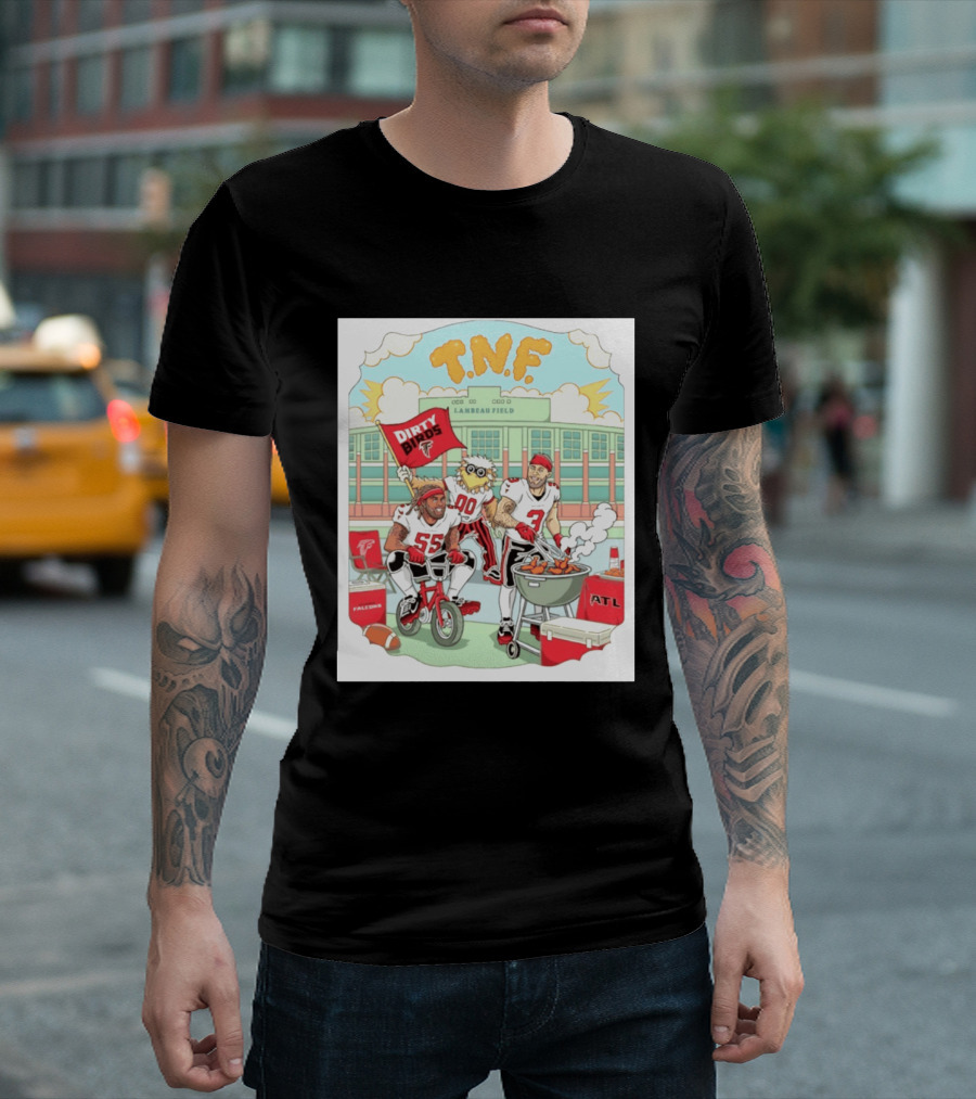 Atlanta Falcons Dirty Birds TNF Lambeau Field Tailgate Cooking T-Shirt
