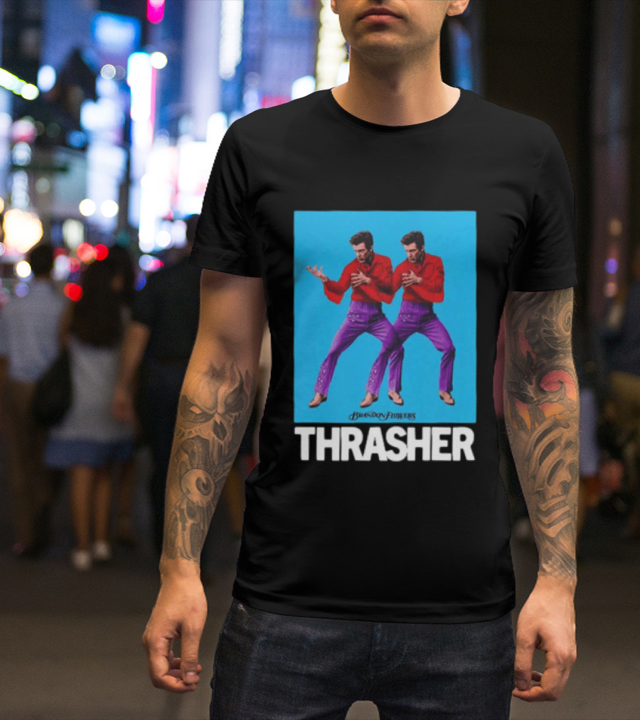 Brandon Flowers 2026 Thrasher Tour Double Vision T-Shirt