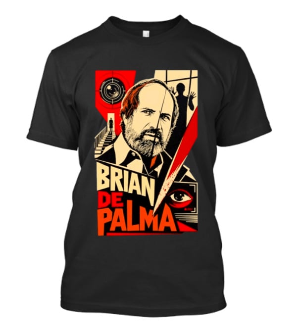 Brian De Palma The Camera Never Tells The Whole Truth Retro Film Noir T-Shirt