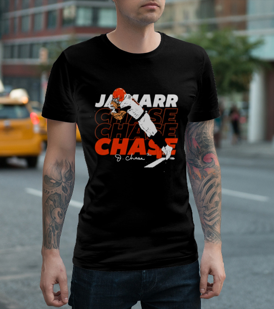 Ja'Marr Chase Cincinnati Bengals Football Player Chase J. Chase T-Shirt