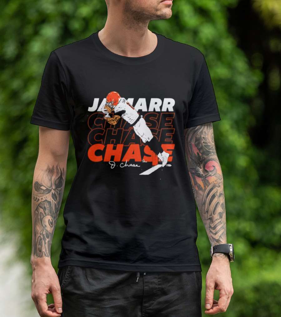 Ja'Marr Chase Cincinnati Bengals Football Player Chase J. Chase T-Shirt
