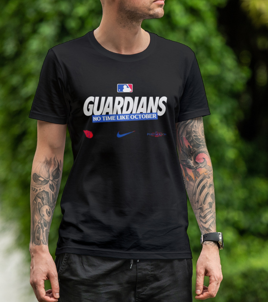 Guardians No Time Like October 2026 MLB Postseason Nike T-Shirt