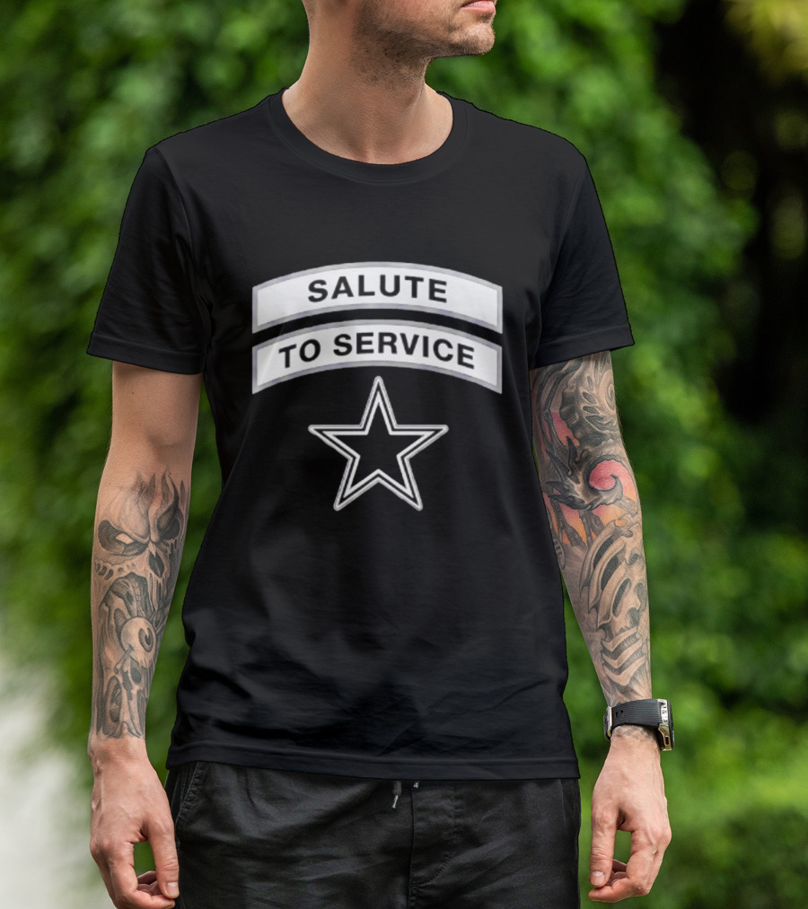 Dallas Cowboys Salute To Service Star 2026 T-Shirt