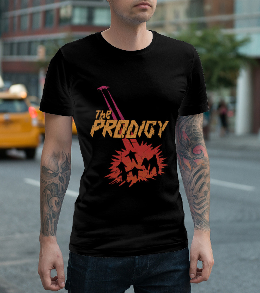 The Prodigy 2026 Tour Invaders UFO Explosion T-Shirt