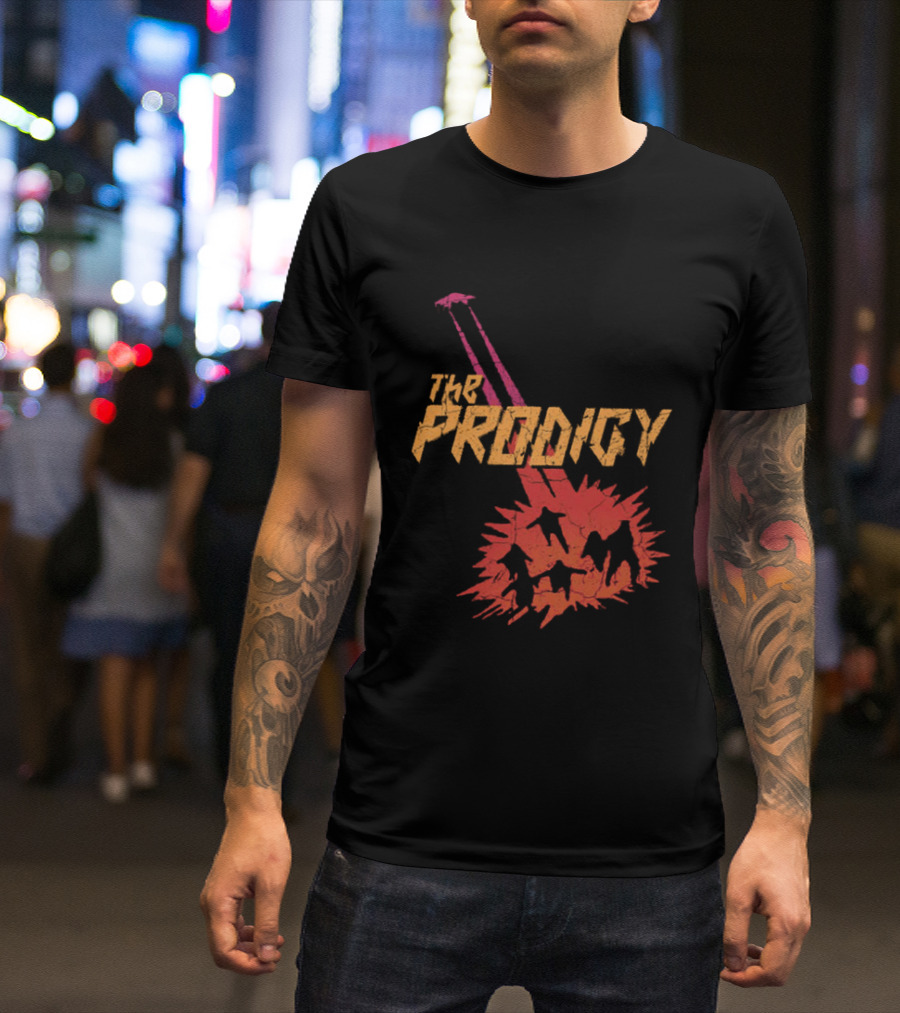 The Prodigy 2026 Tour Invaders UFO Explosion T-Shirt