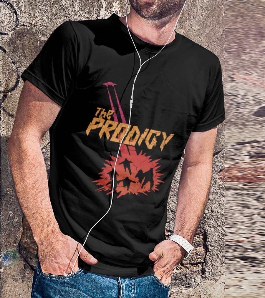 The Prodigy 2026 Tour Invaders UFO Explosion T-Shirt