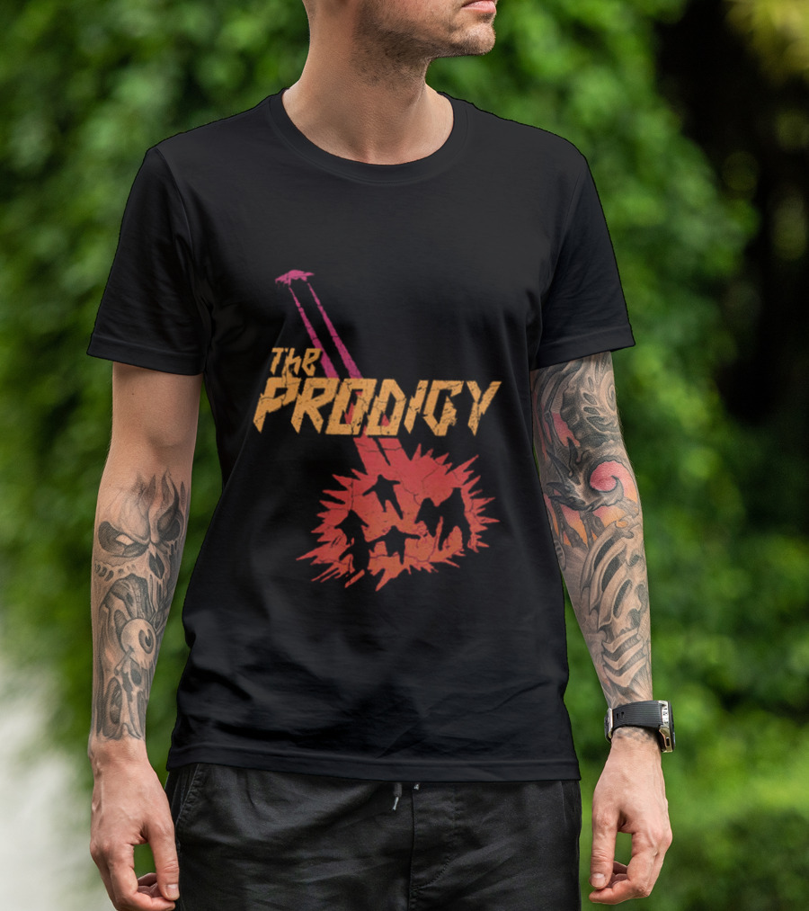 The Prodigy 2026 Tour Invaders UFO Explosion T-Shirt