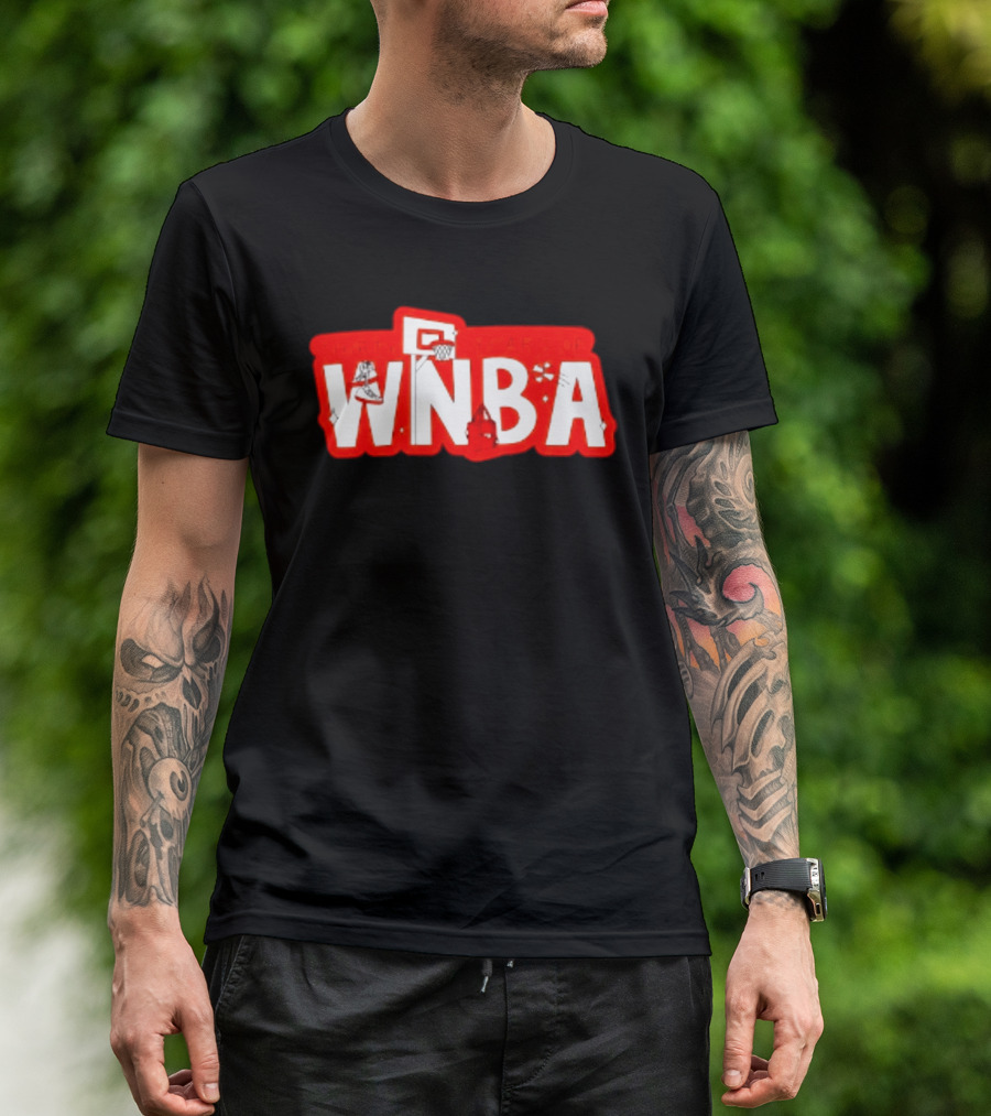 Thirty Years Of WNBA Basketball Hoops And Sneakers Celebration T-Shirt
