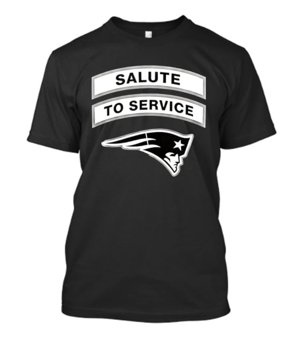 New England Patriots Salute To Service 2026 Patriots Team T-Shirt