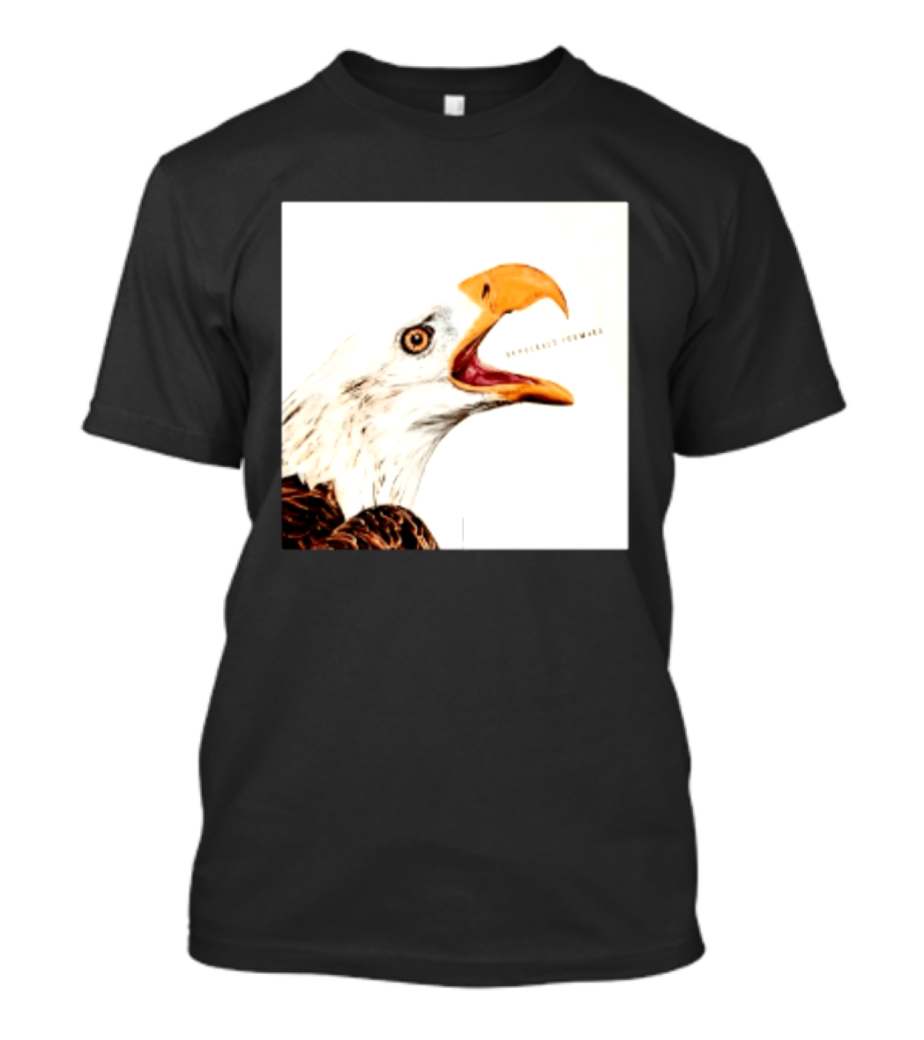 Democracy Forward Bald Eagle Patriotic T-Shirt