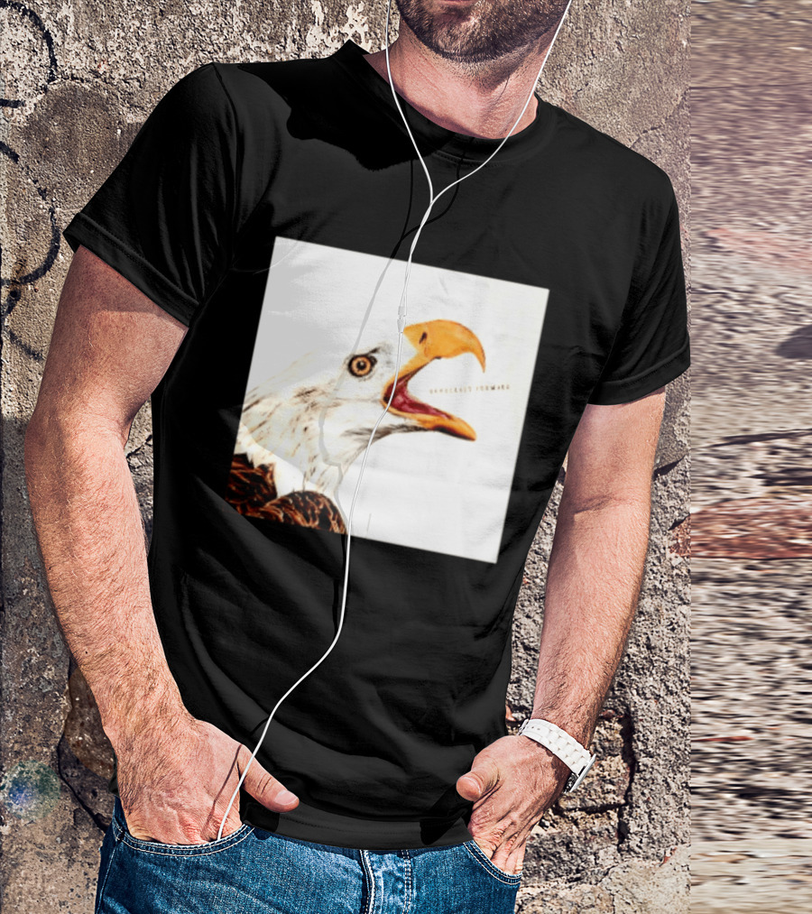 Democracy Forward Bald Eagle Patriotic T-Shirt