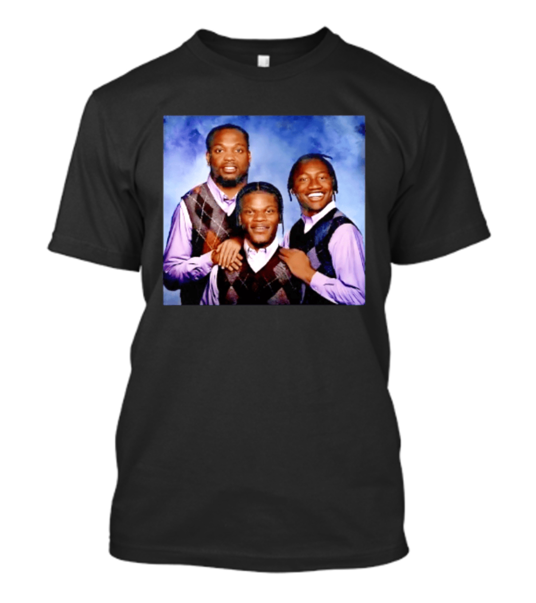 Derrick Henry Lamar Jackson Zay Flowers Baltimore Ravens Step Brothers T-Shirt