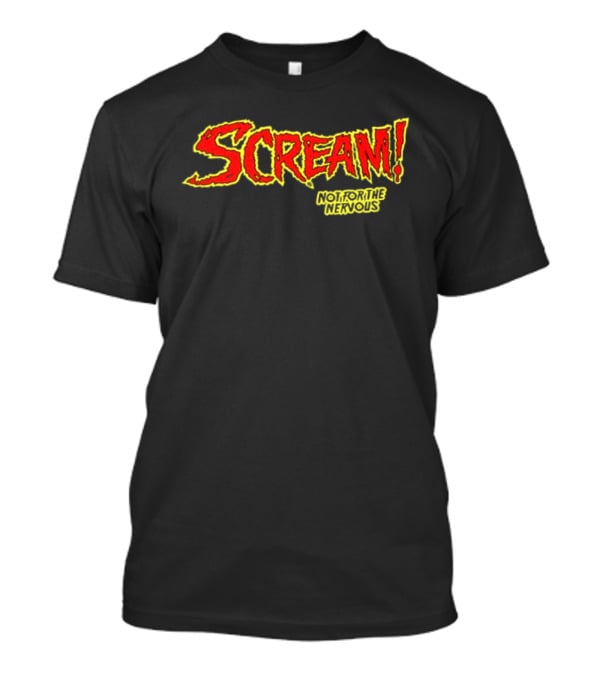 Scream Holiday Special Not For The Nervous Creepiest Special Ever Be Warned 2 Sided T-Shirt