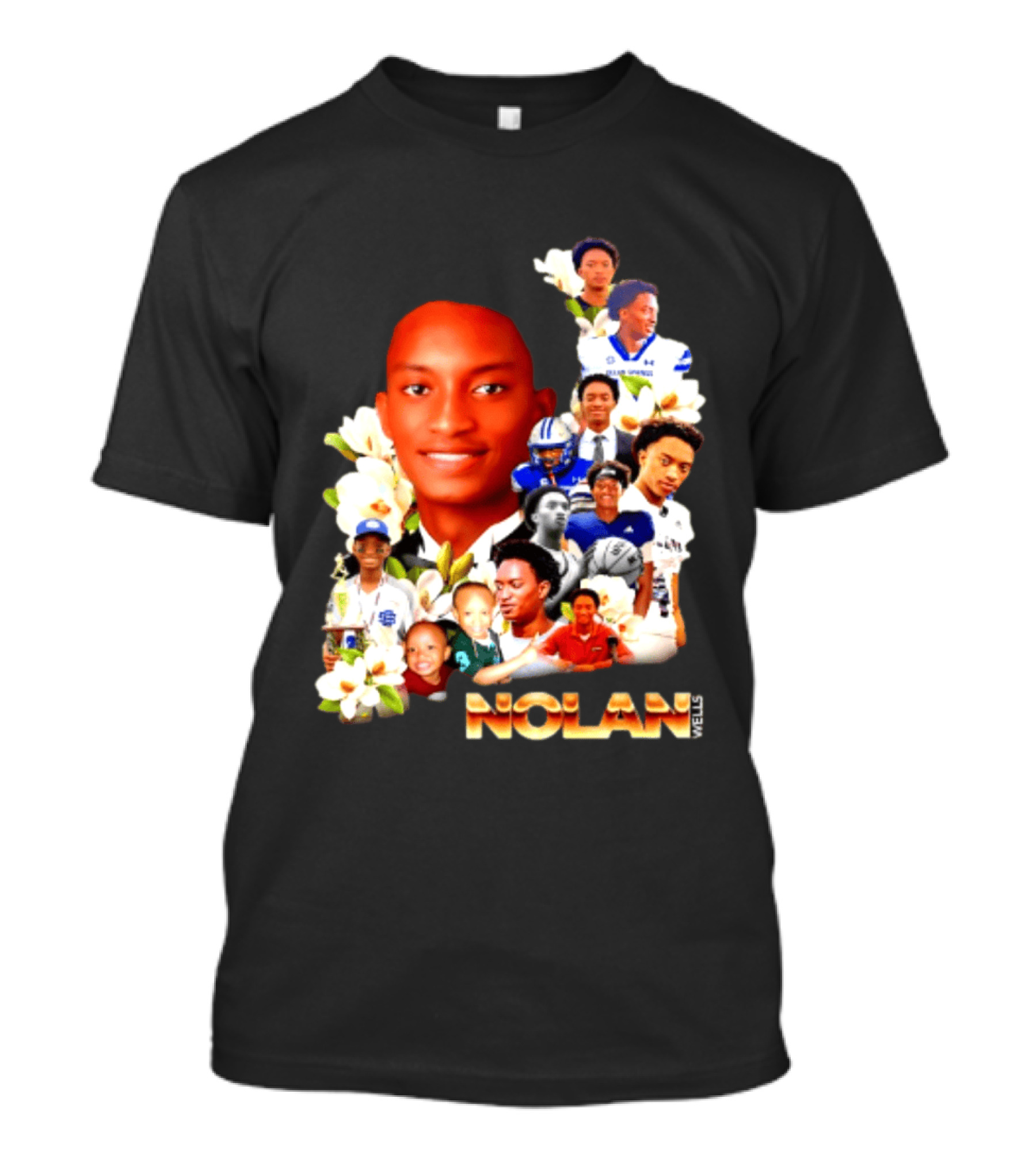 Justice For Nolan Wells 2026 Memorial Collage T-Shirt