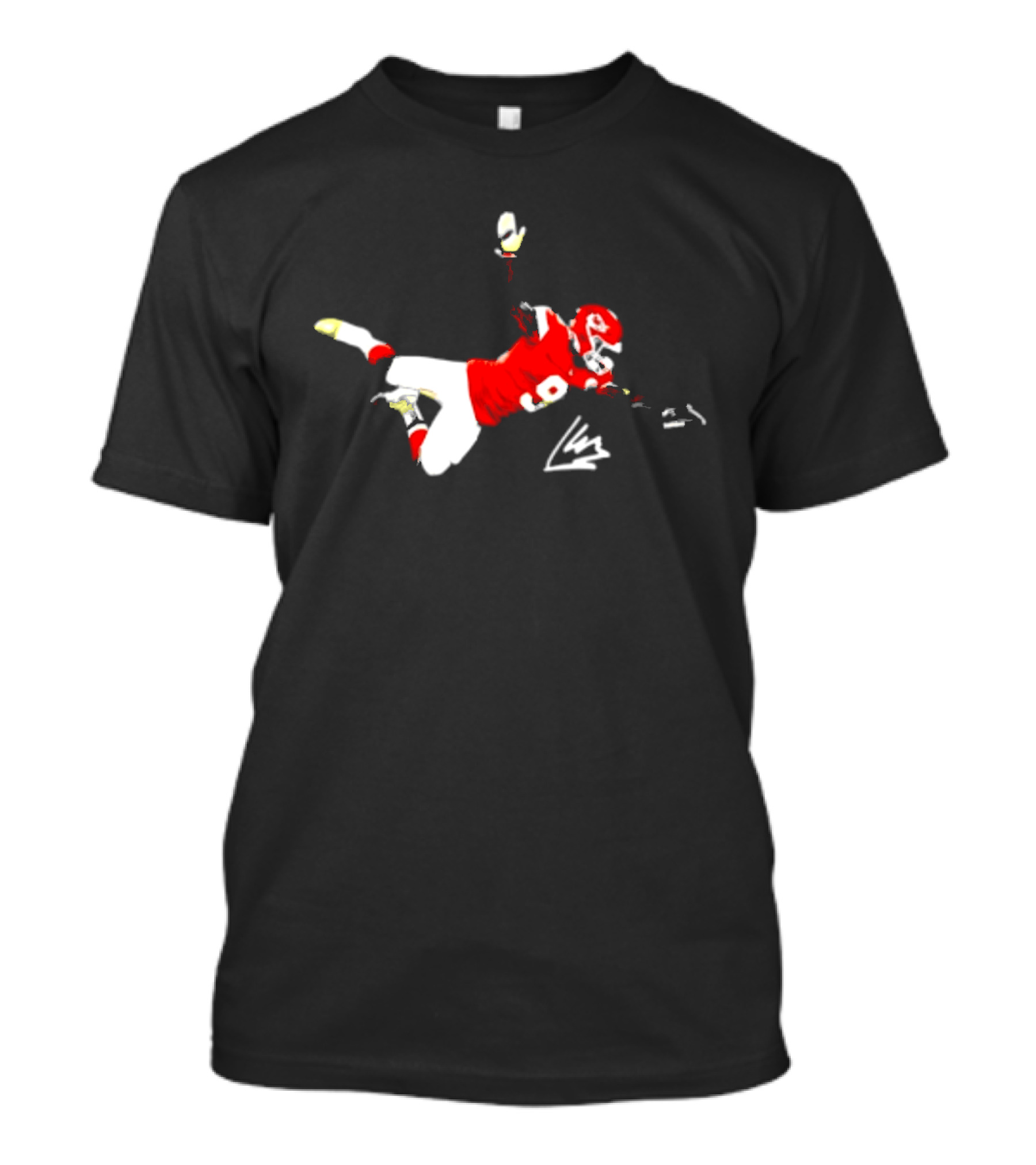 Kenneth Walker III Kansas City Chiefs Action Mid Air T-Shirt