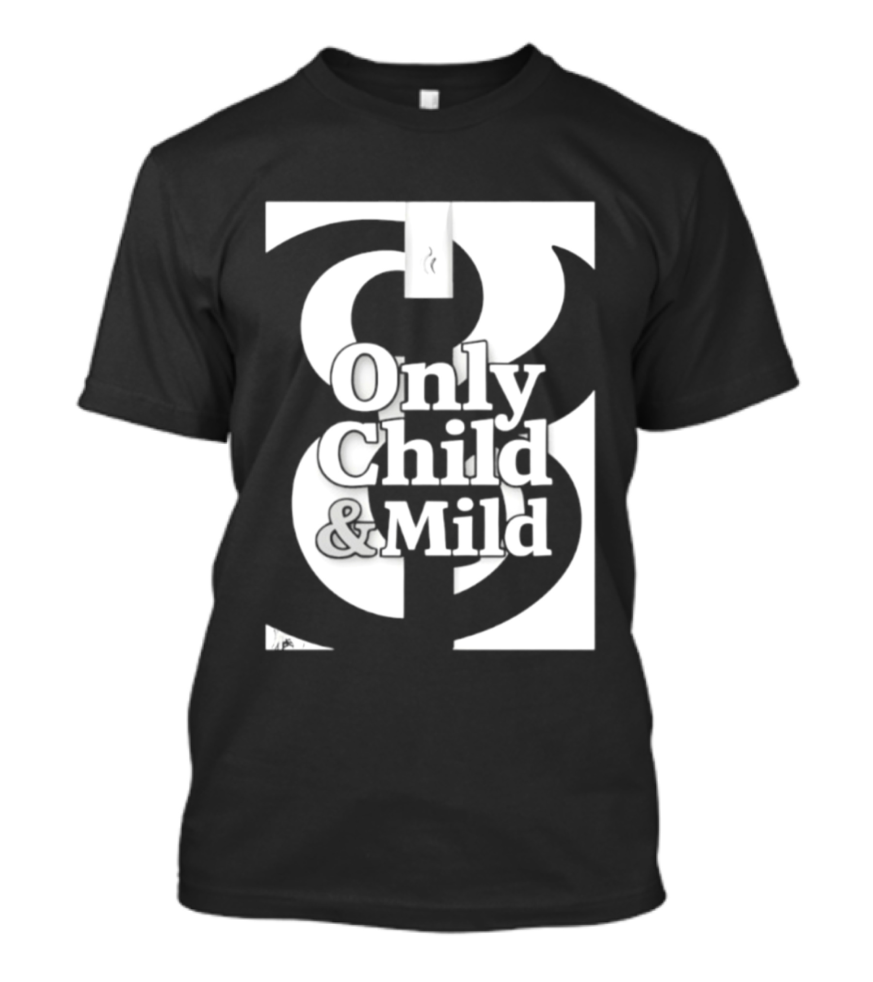 Only Child And Mild Cursive Ampersand T-Shirt