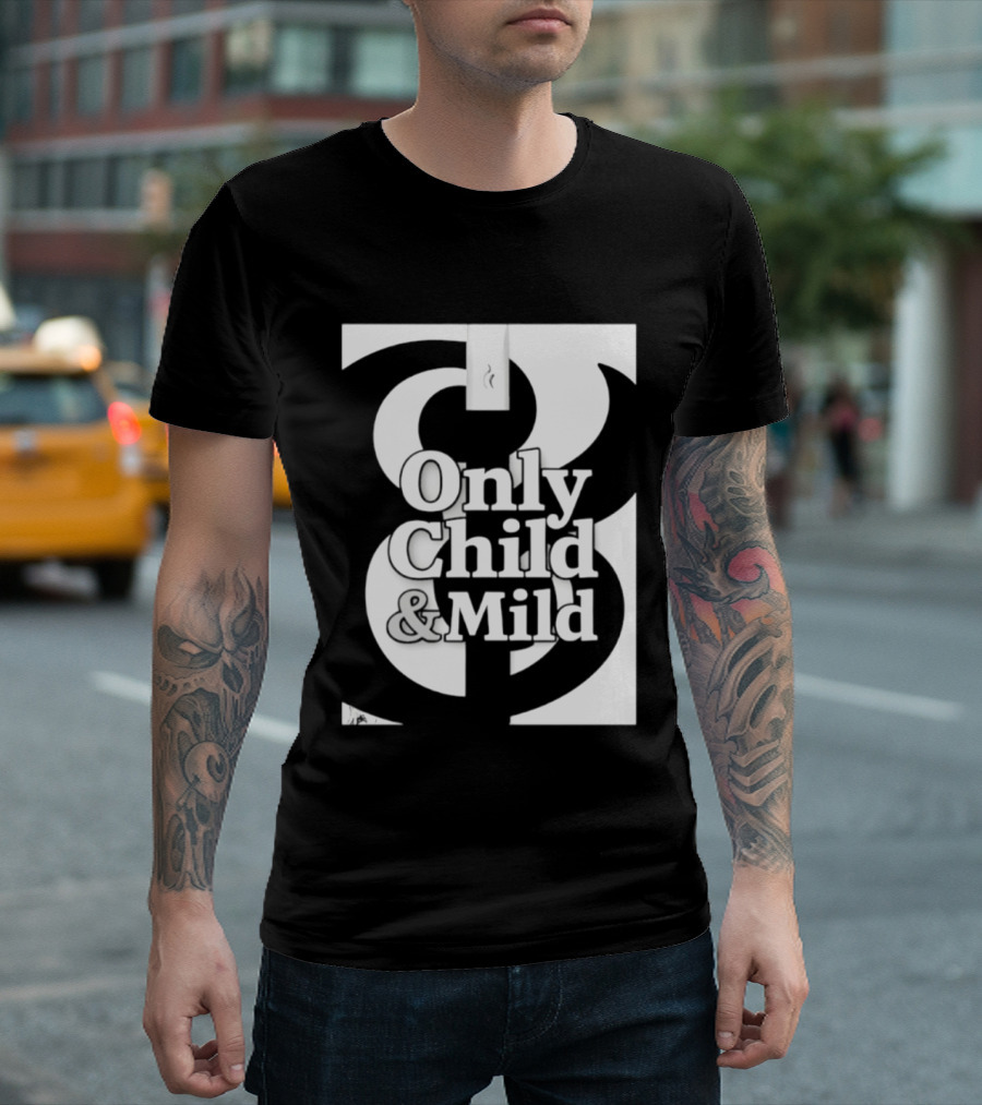 Only Child And Mild Cursive Ampersand T-Shirt
