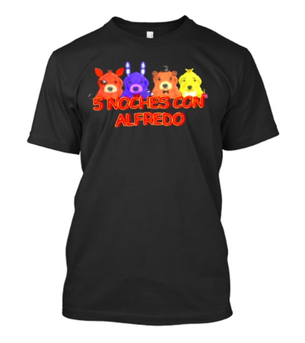 5 Noches Con Alfredo Five Nights At Freddy's Characters T-Shirt