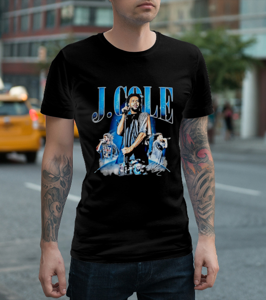 J. Cole Performing Live Dreamville Concert T-Shirt