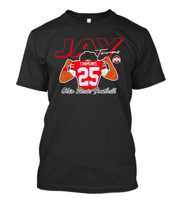 Ohio State Football Jay Timmons 25 Buckeyes T-Shirt