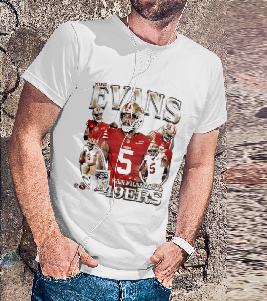 Mike Evans 49ers Player Collage San Francisco 2026 T-Shirt