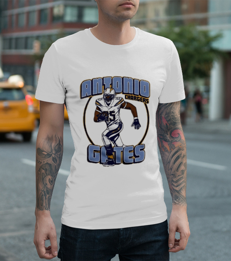 Antonio Gates Chargers Football Player T-Shirt