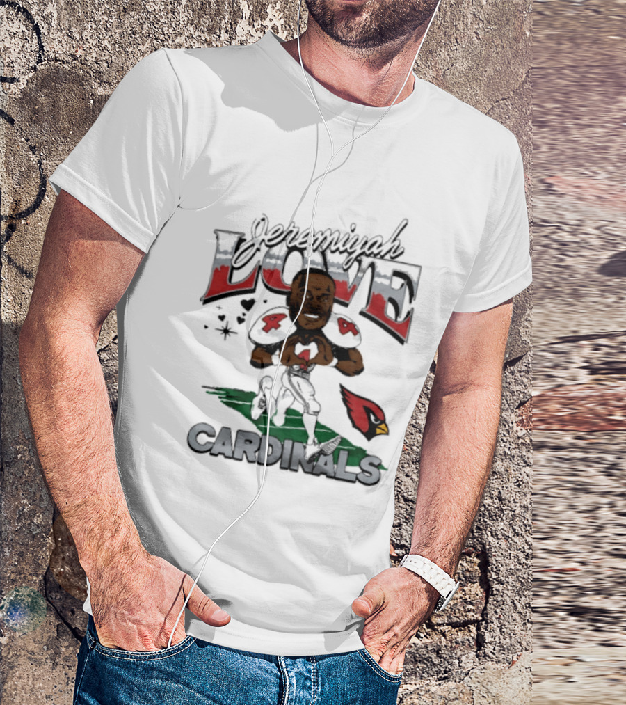 Arizona Cardinals Jeremiyah Love Caricature Player T-Shirt