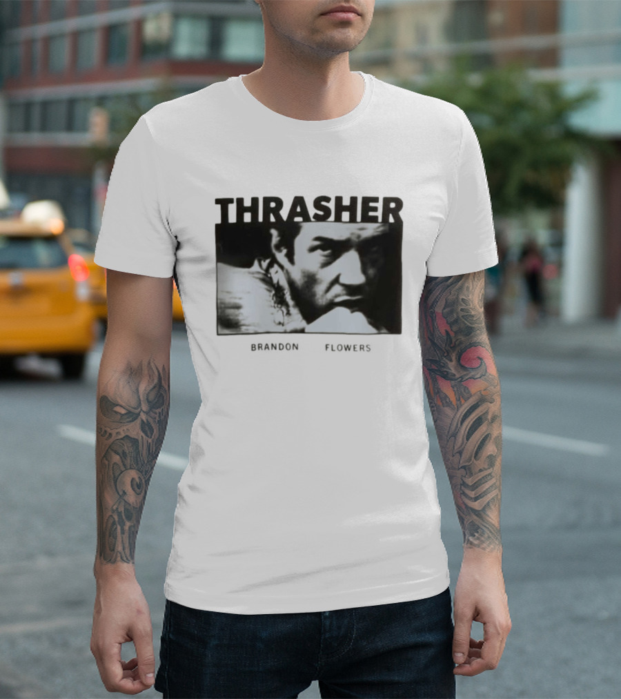 Brandon Flowers Thrasher 2026 Tour Dates T-Shirt