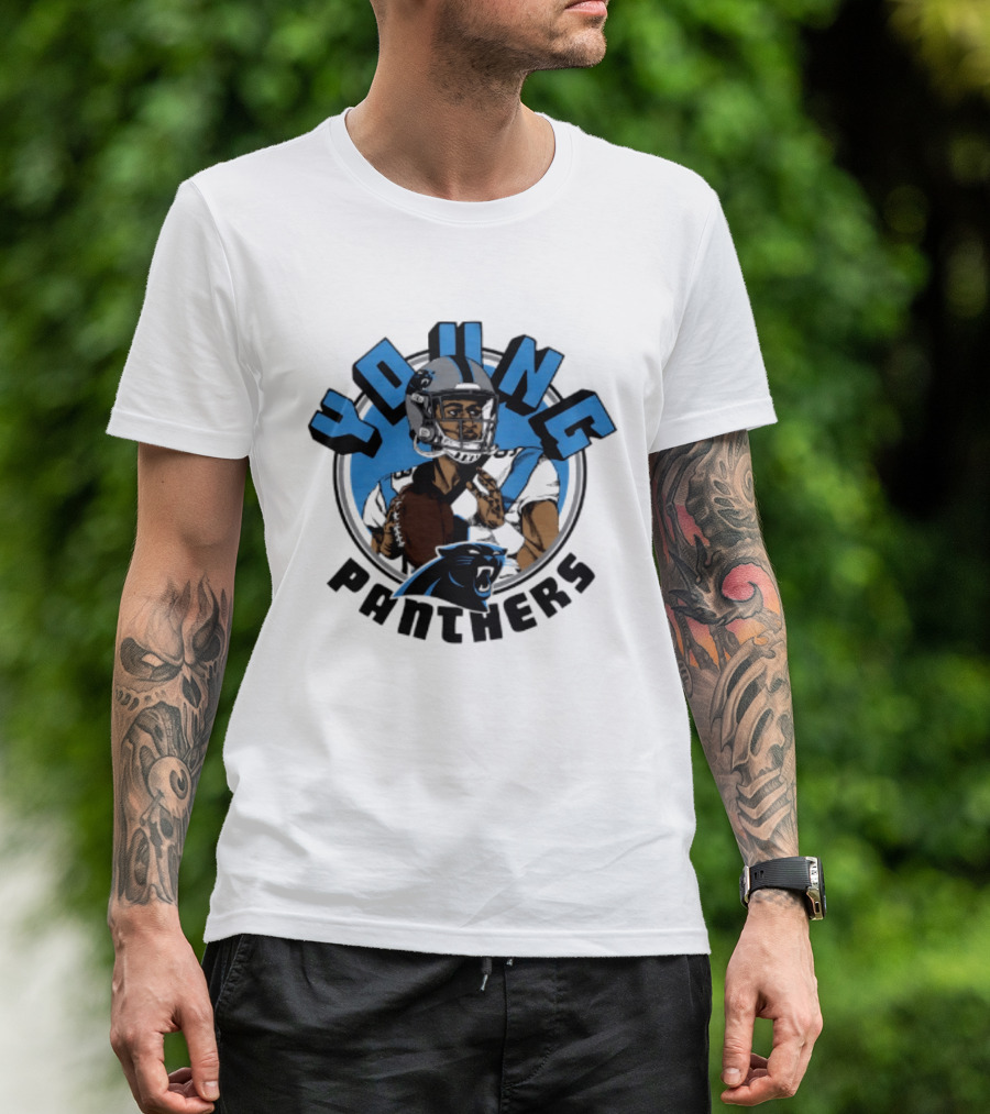 Bryce Young Carolina Panthers Football Star Quarterback T-Shirt