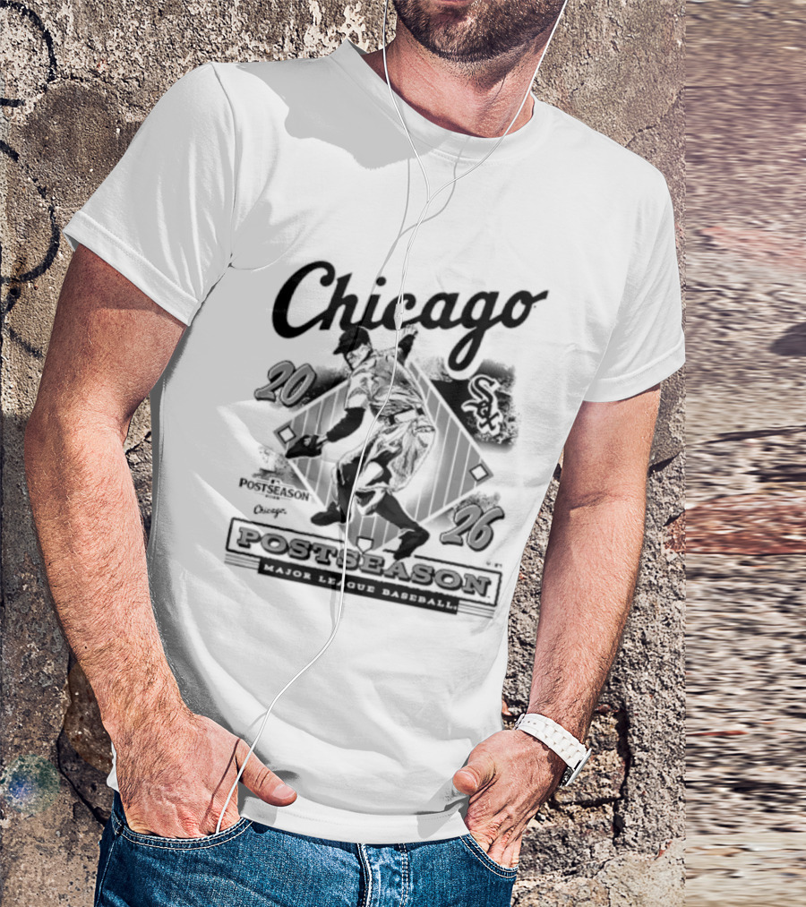 Chicago White Sox 2026 Postseason Baseball Diamond T-Shirt