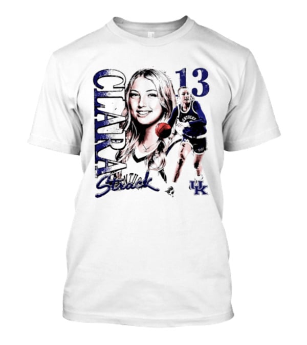 Clara Strack 13 Kentucky Wildcats NCAA Women's Basketball Player T-Shirt