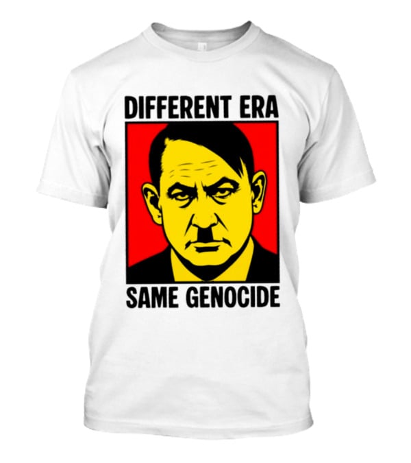 Different Era Same Genocide Protest Activism Iconic Political Commentary T-Shirt