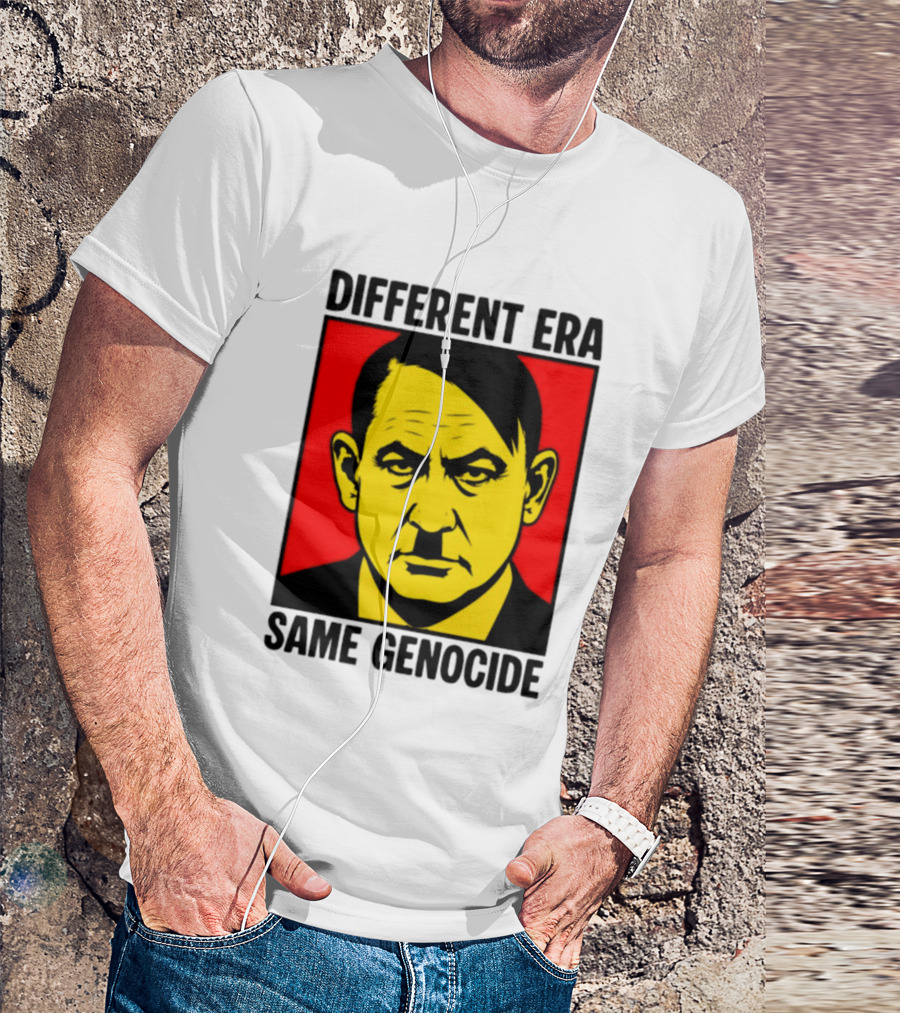 Different Era Same Genocide Protest Activism Iconic Political Commentary T-Shirt