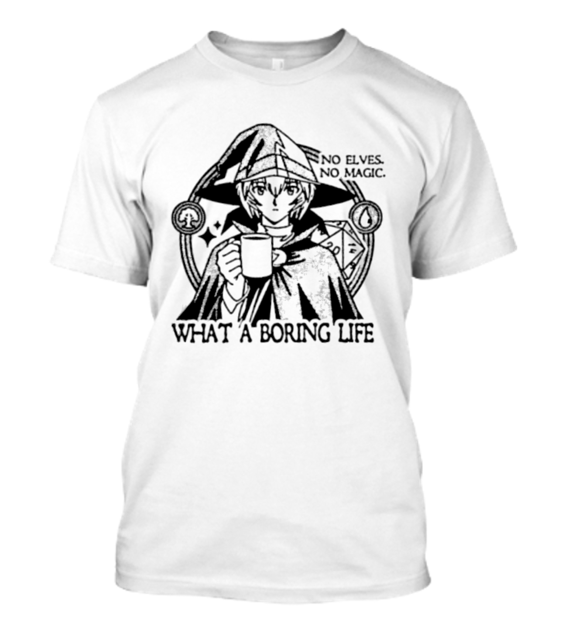 Witch Hat Atelier No Elves No Magic What A Boring Life Anime T-Shirt