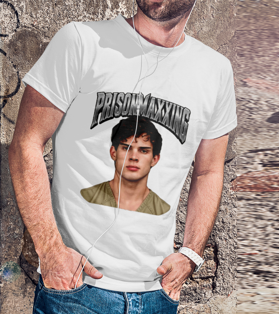 Prisonmaxxing Internet Meme Shot Concept T-Shirt