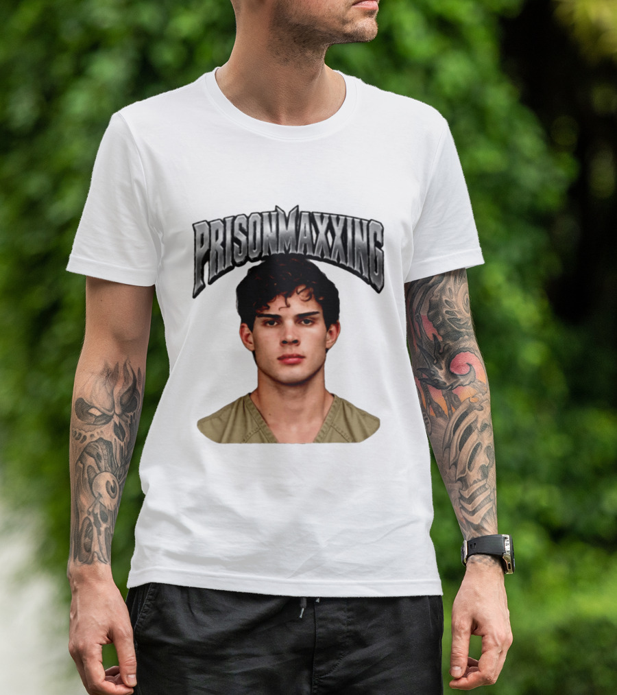 Prisonmaxxing Internet Meme Shot Concept T-Shirt