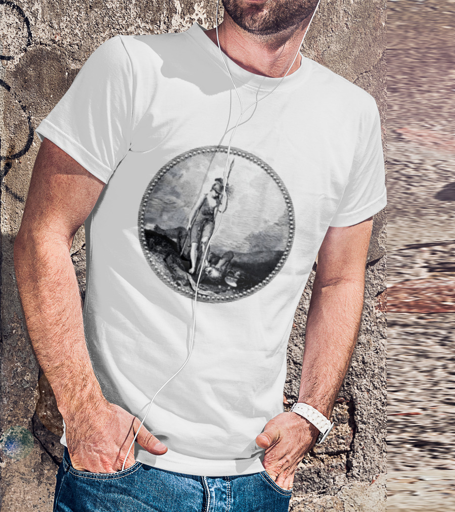 Sic Semper Tyrannis Roman Goddess Victory Seal T-Shirt