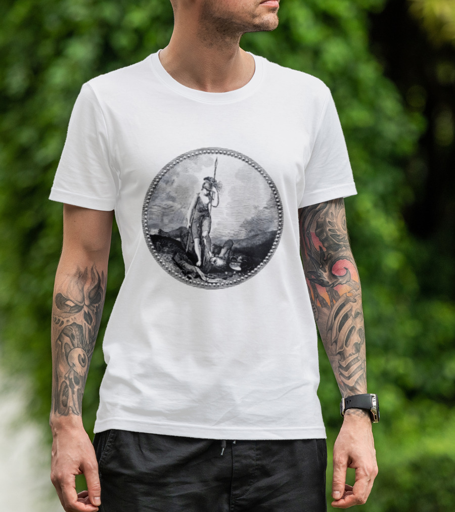 Sic Semper Tyrannis Roman Goddess Victory Seal T-Shirt